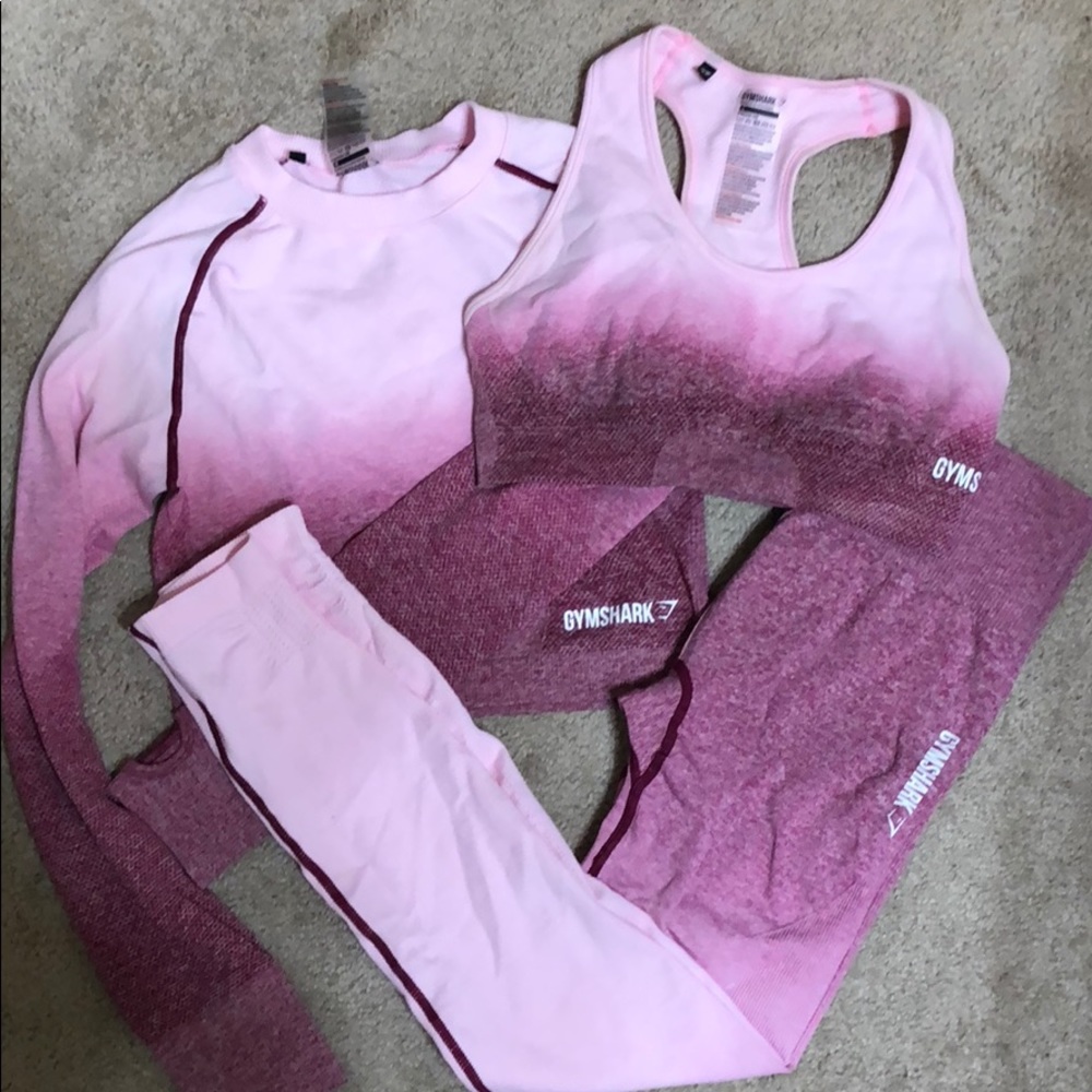 Gymshark ombré bundle!!